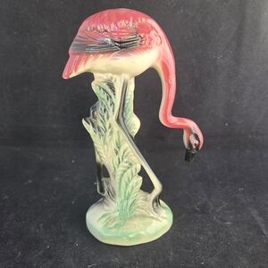 Vintage 1950s Flamingo Ceramic Decor